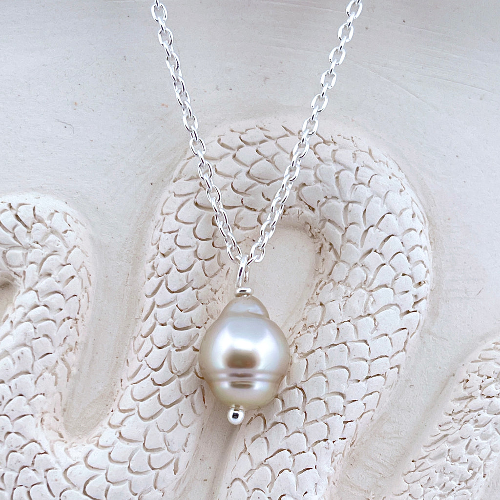 Sterling Silver South Seal Drop Necklace