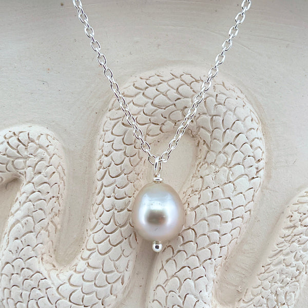 Sterling Silver South Seal Drop Necklace