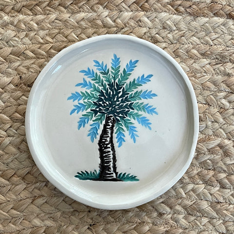 Summer Palm Tree Ceramic plate