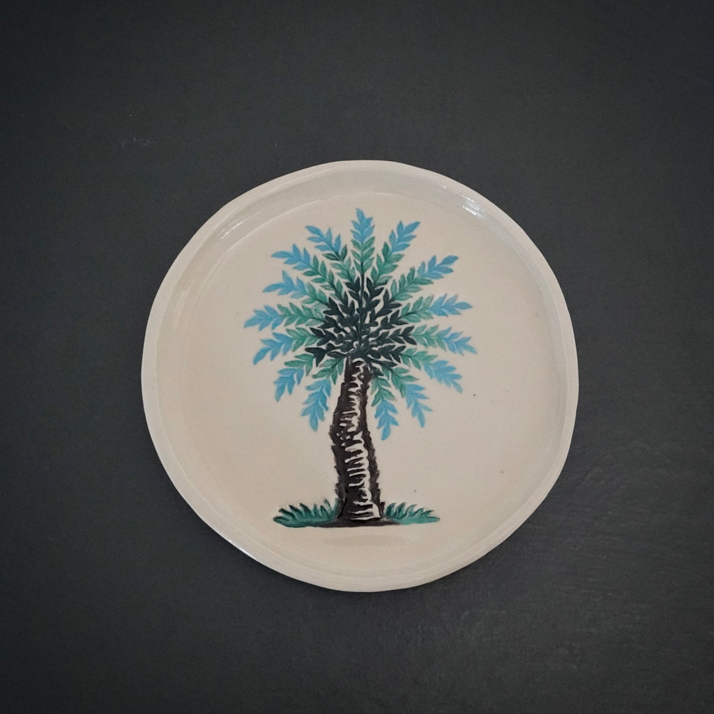 Summer Palm Tree Ceramic plate