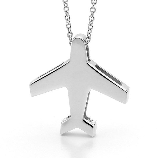 Sterling Silver Aeroplane Pendant